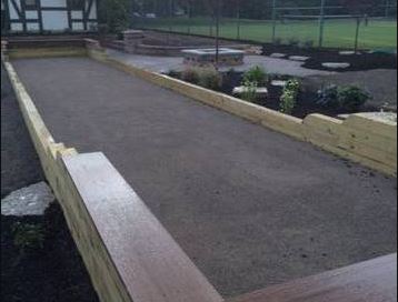 Paver Patio Bocce Ball Court Installation in Cleveland