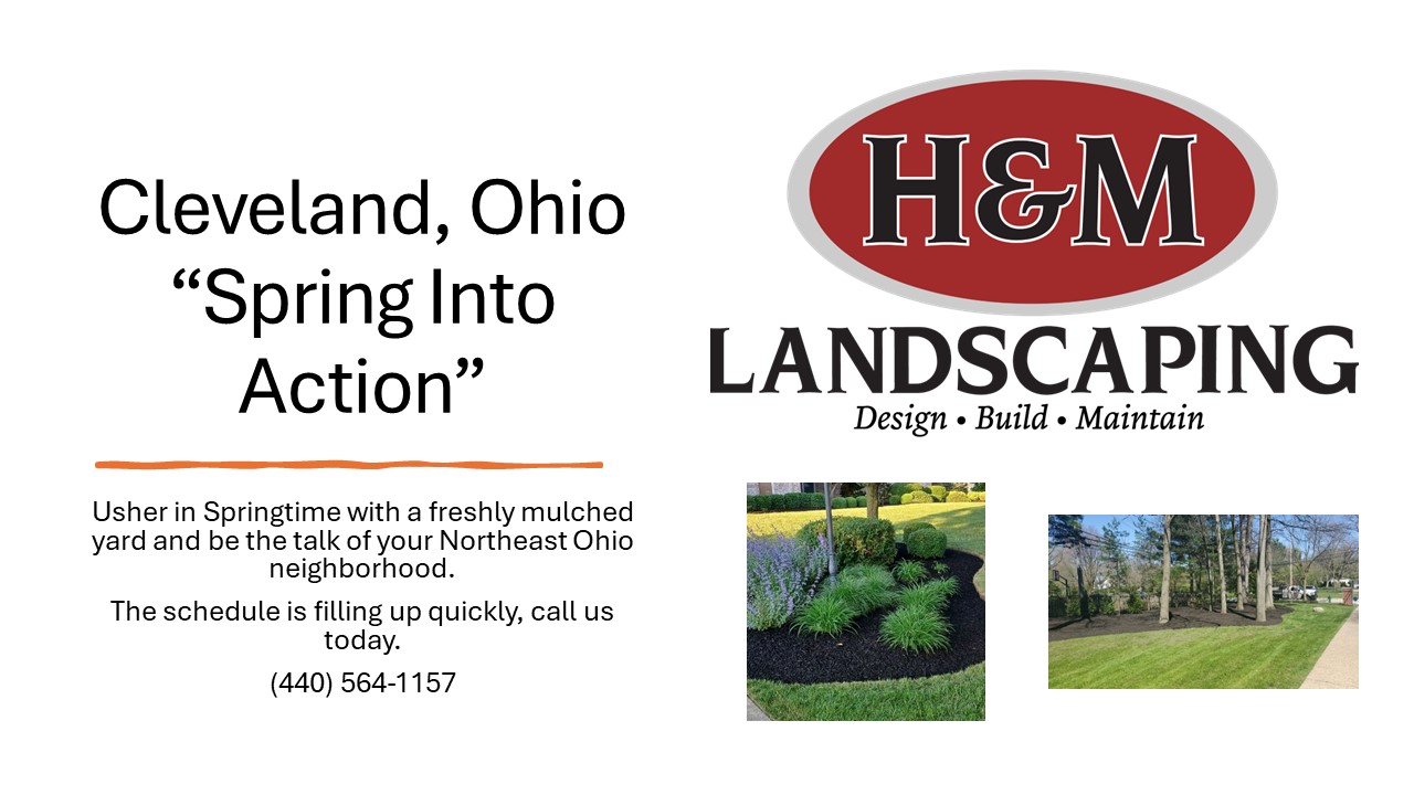 H&M Landscaping Mulched Landscape Beds Cleveland Area