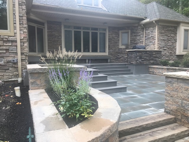 Landscape Outdoor Patio Design by H&M Landscaping