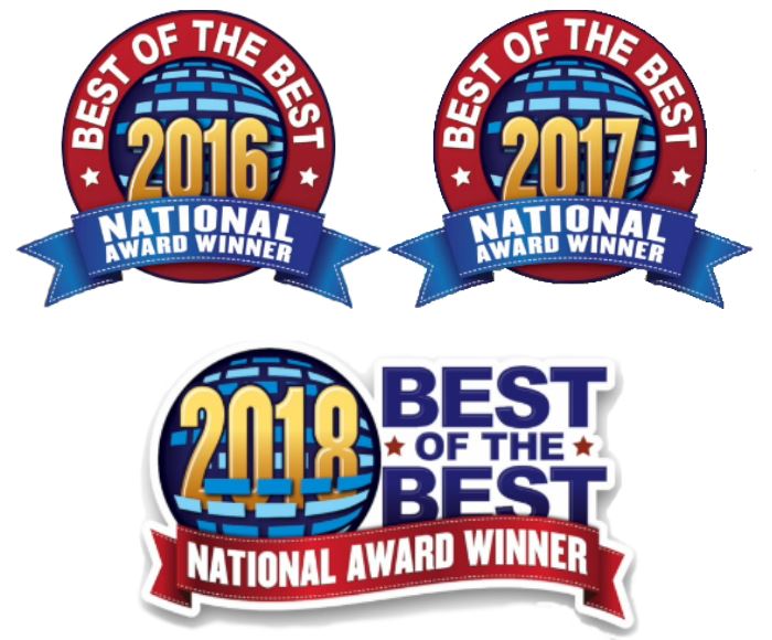 H&M Landscaping Cleveland Best of the Best Landscaper Award 2016-2018