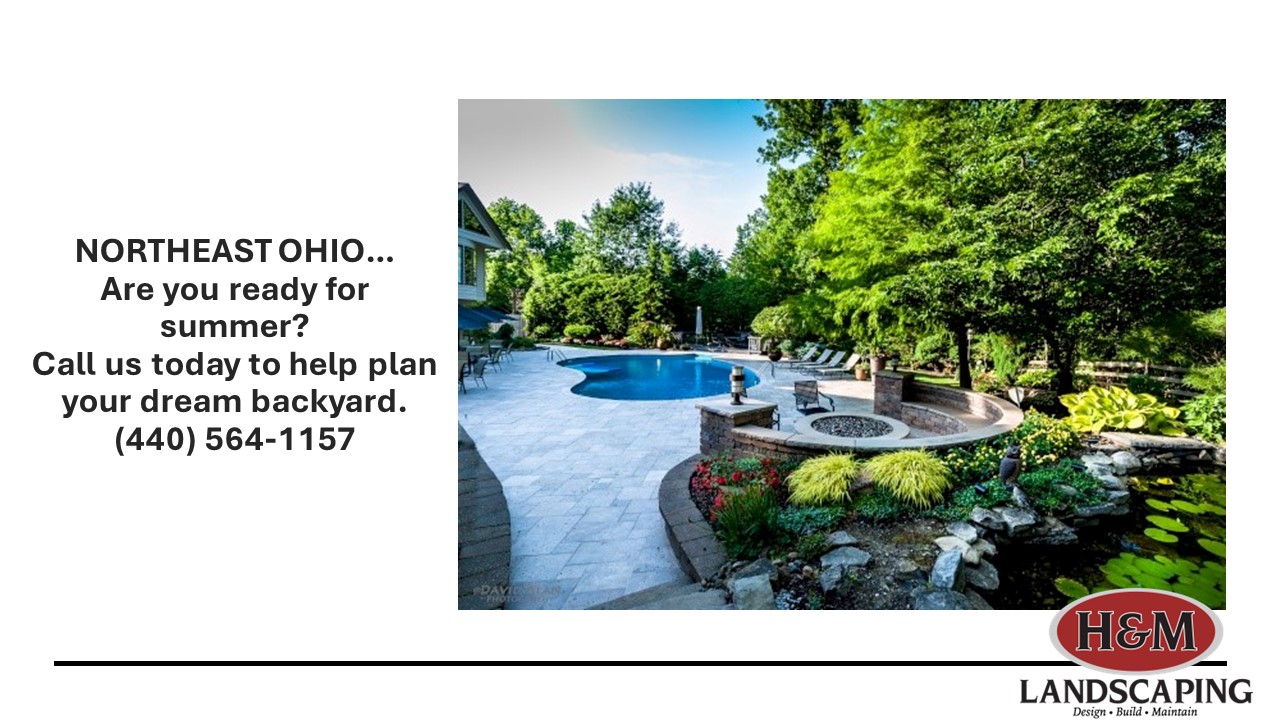 Backyard Summer Landscape Design in the Cleveland Area