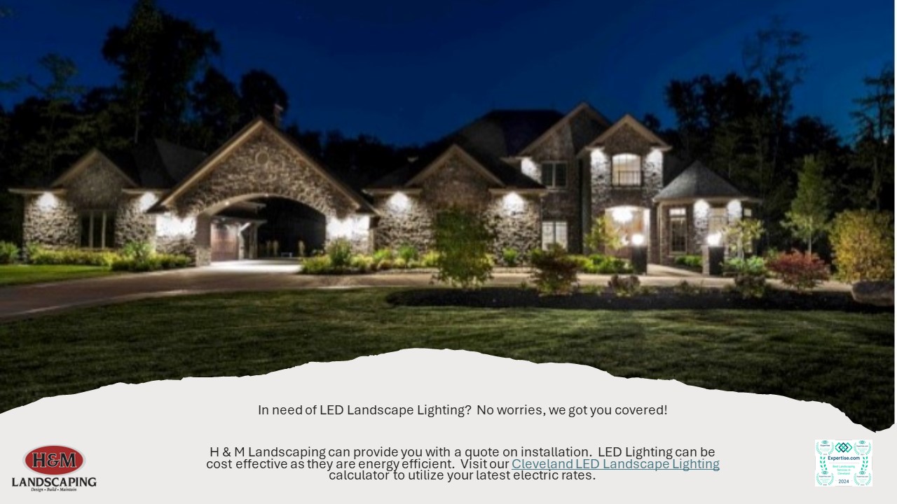 Cleveland Area Landscape Company LED Lighting Services