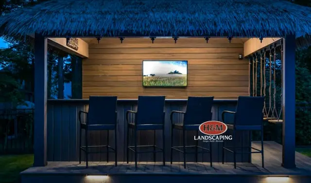 Cleveland Area Landscapers Design & Install Tiki Huts