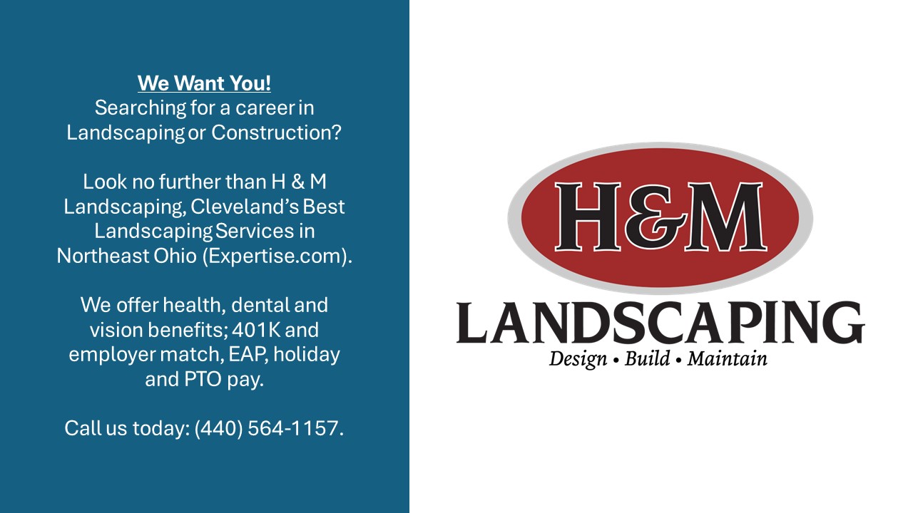 Cleveland Area Landscaping Job Positions for Northeast Ohio