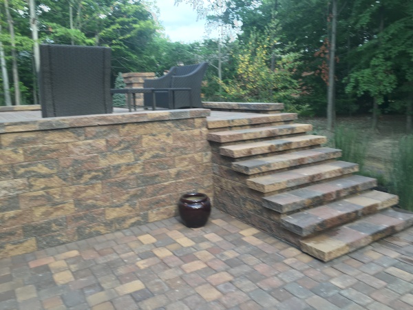 Landscape Patio Paver Walkway Installed in Solon Ohio