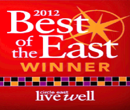 Best of the East Winner award from Cleveland Magazine recognizing landscape contractor excellence in 2012, shown in Award-10.webp.